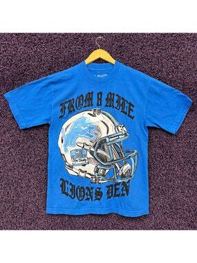 NFL Detroit Lions x Eminem blue T-Shirt Size Small